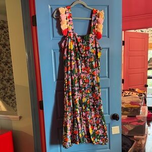 Colorful Jcrew Dress with tassels